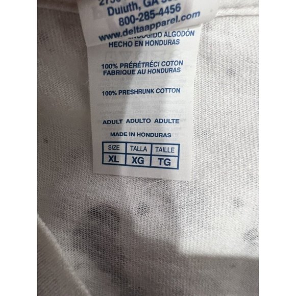 Vtg Y2K Been 100 Since‎ Birth T-Shirt XL All Over Print Paint Splatter Delta Pro - Picture 6 of 6